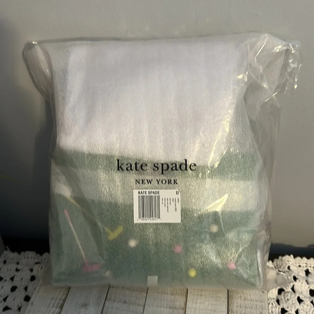 Nwt Kate spade small fabric Sam icon astroturf golf crossbody bag